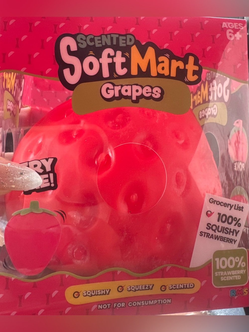 Scented Grapes Squishy Toy - Jumbo
